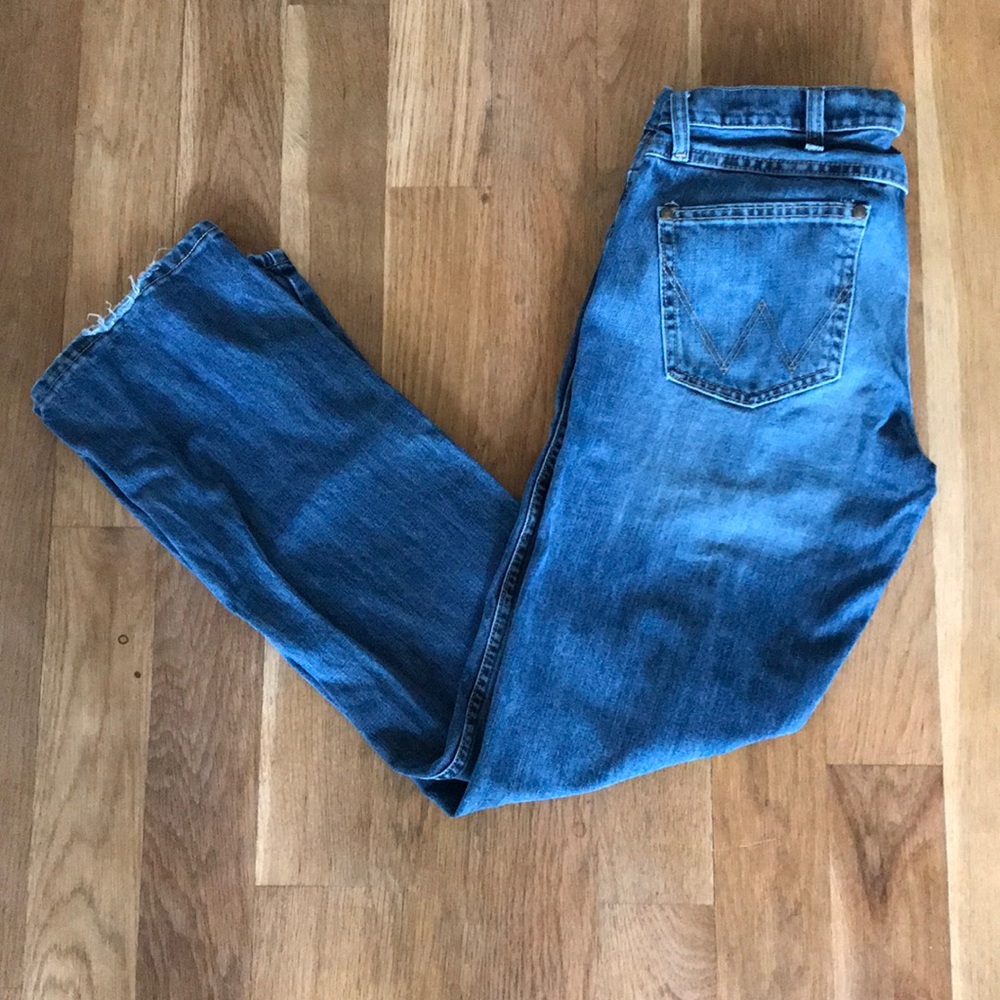 Wrangler slim boot cut jeans, size 31x32
